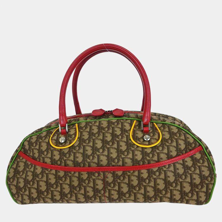 مملوكة مسبقًا Dior Trotter Multicolor Canvas Shoulder Bag