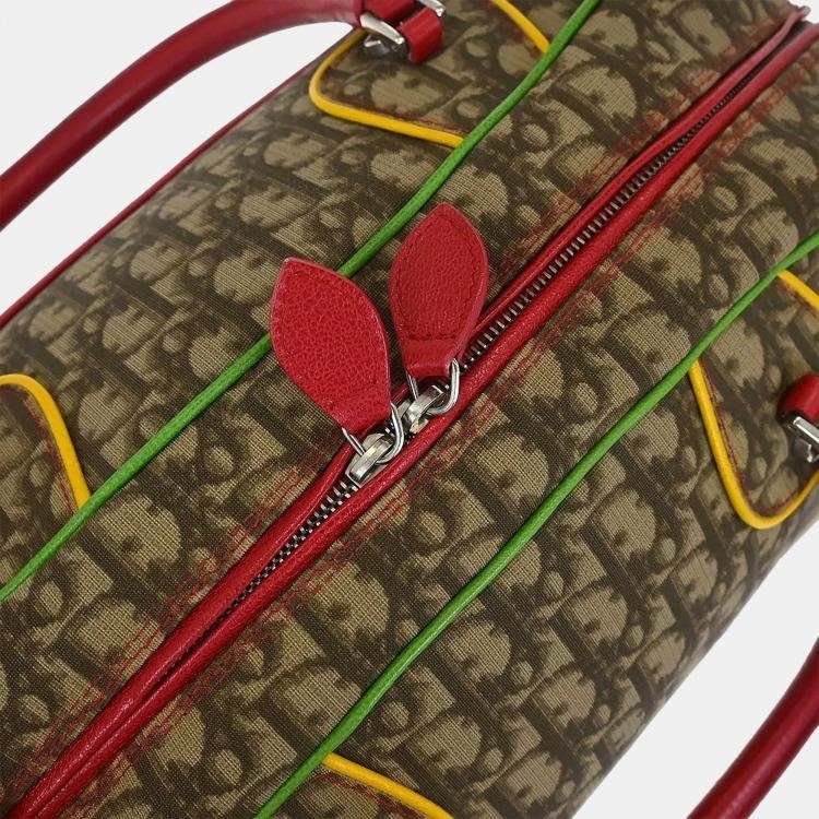 مملوكة مسبقًا Dior Trotter Multicolor Canvas Shoulder Bag