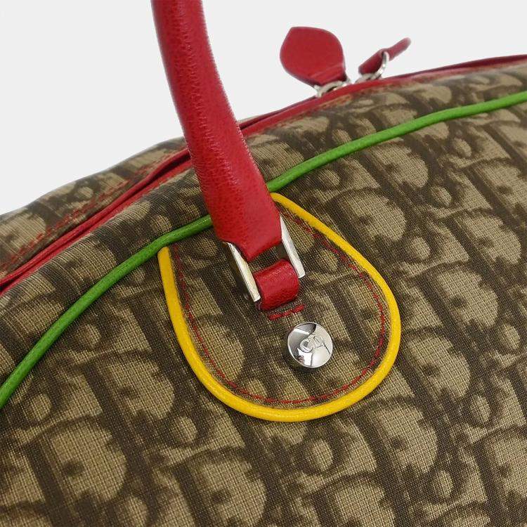 مملوكة مسبقًا Dior Trotter Multicolor Canvas Shoulder Bag