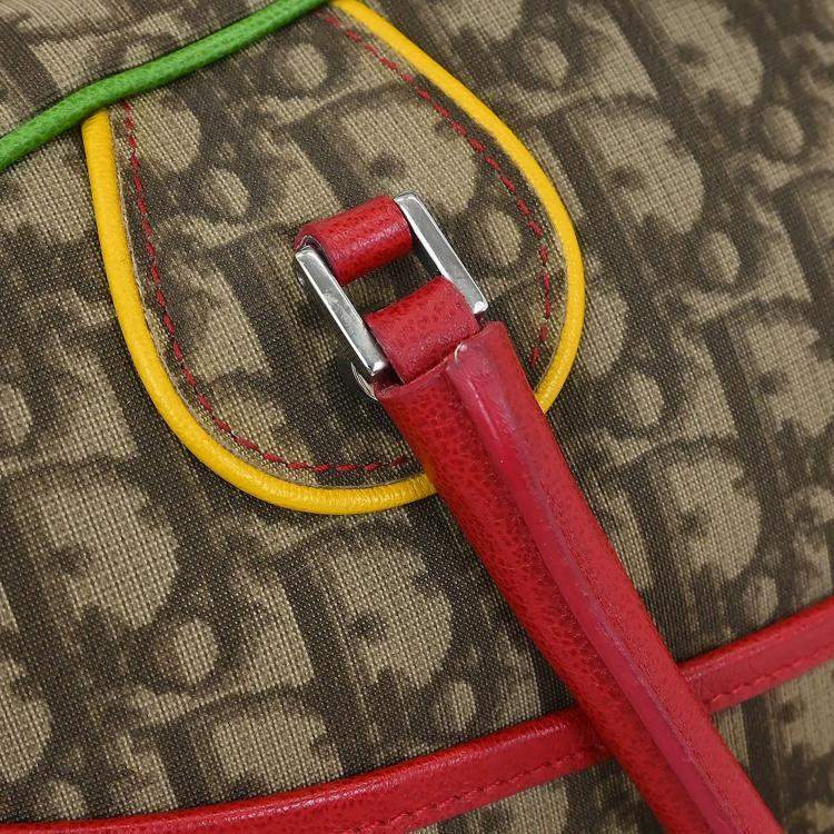مملوكة مسبقًا Dior Trotter Multicolor Canvas Shoulder Bag