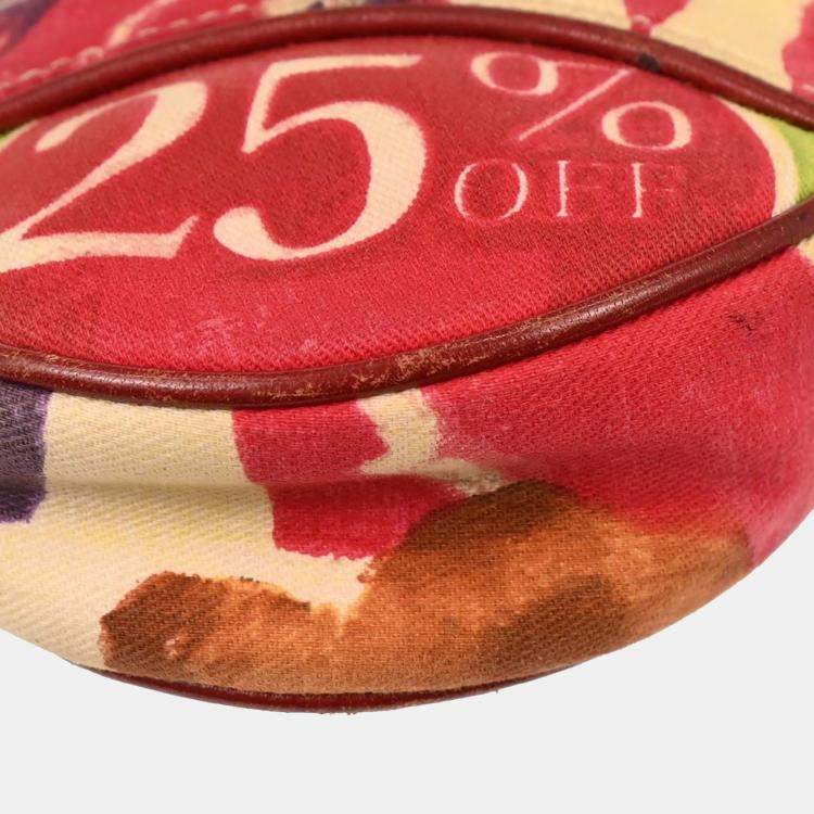 Pre Owned Christian Dior Red Victim Saddle Handbag