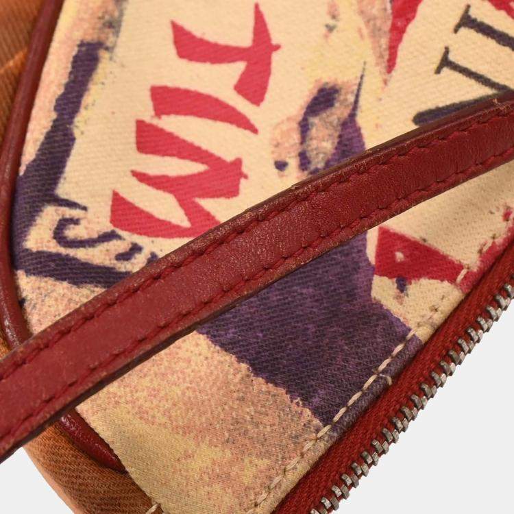 Pre Owned Christian Dior Red Victim Saddle Handbag