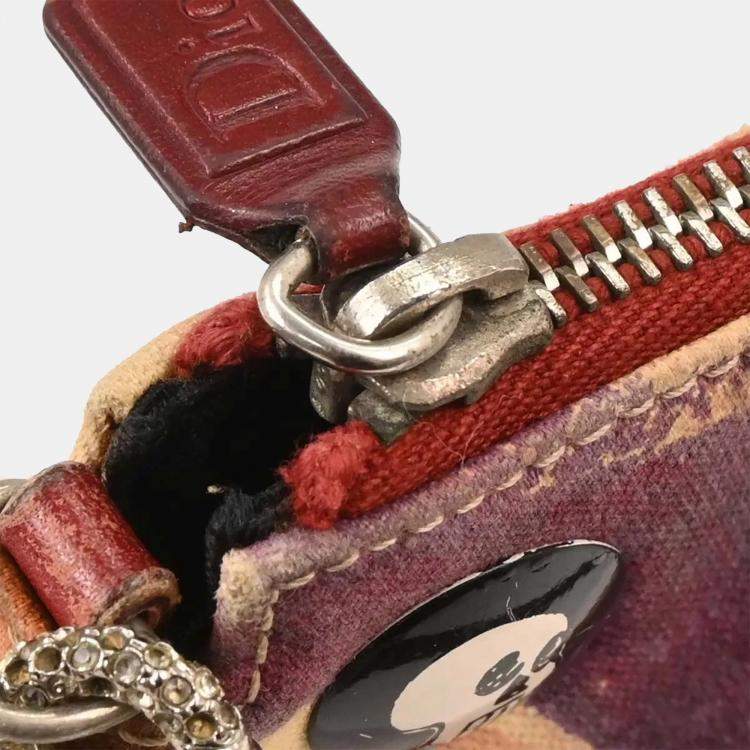 Pre Owned Christian Dior Red Victim Saddle Handbag