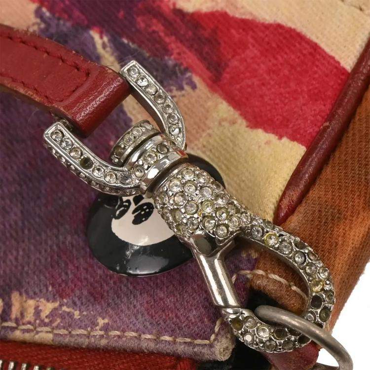 Pre Owned Christian Dior Red Victim Saddle Handbag