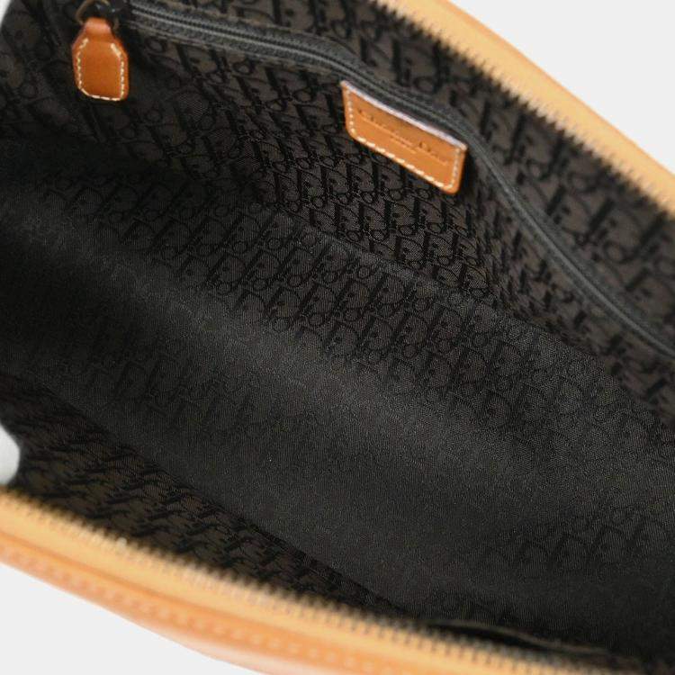 مملوكة مسبقًا Dior Montaigne Brown Calfskin Leather Top Handle Bag