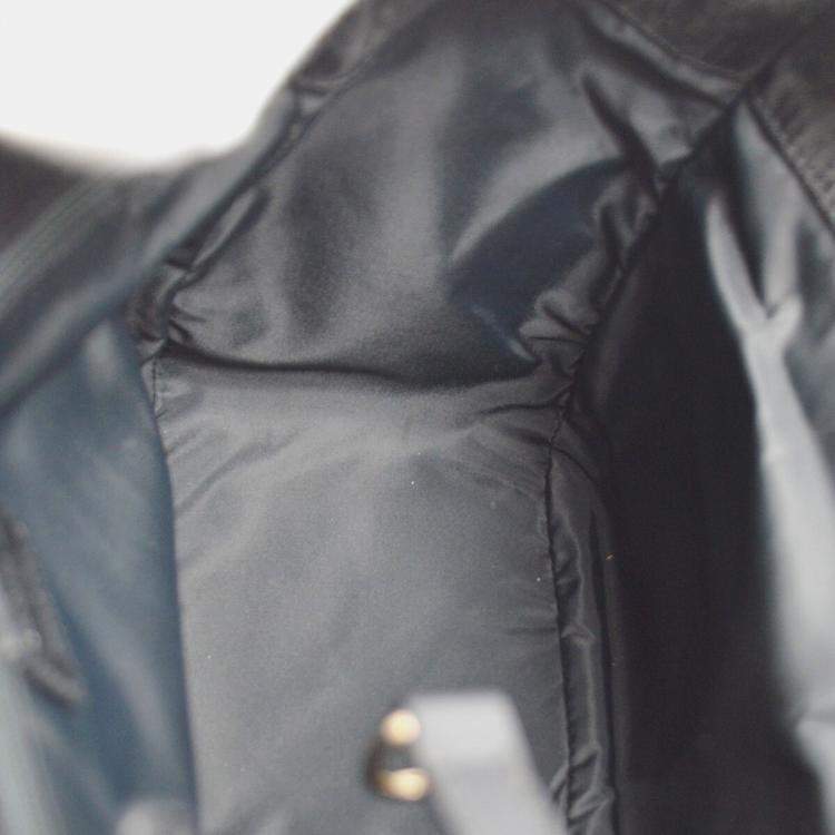 Pre Owned Dior Lovely Trotter Black Canvas Tote Bag