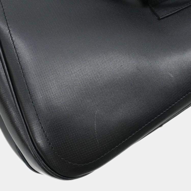 Pre Owned Christian Dior Black Lambskin Leather Shoulder Bag