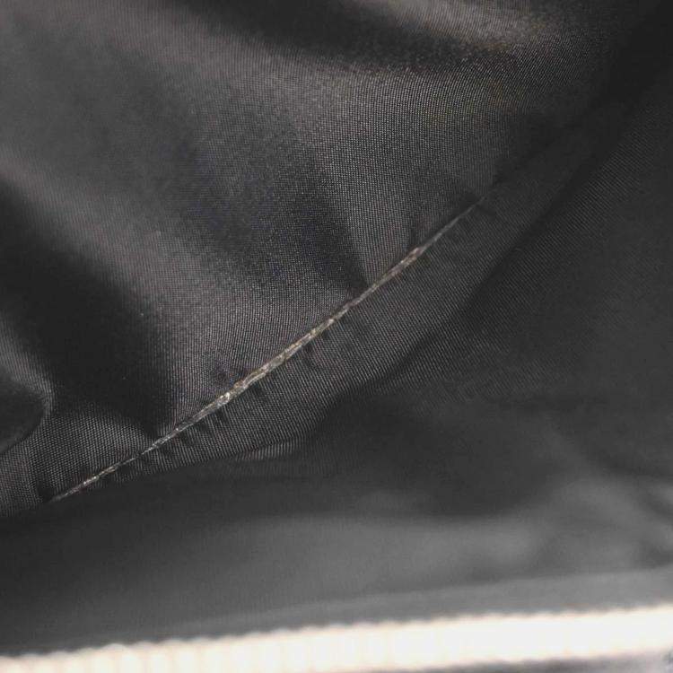 Pre Owned Dior Trotter Street Chic Black Trotter Canvas Belt Bag