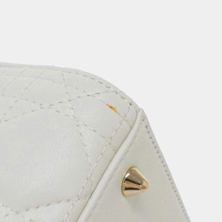 Pre Owned Christian Dior Lady Medium Handbag