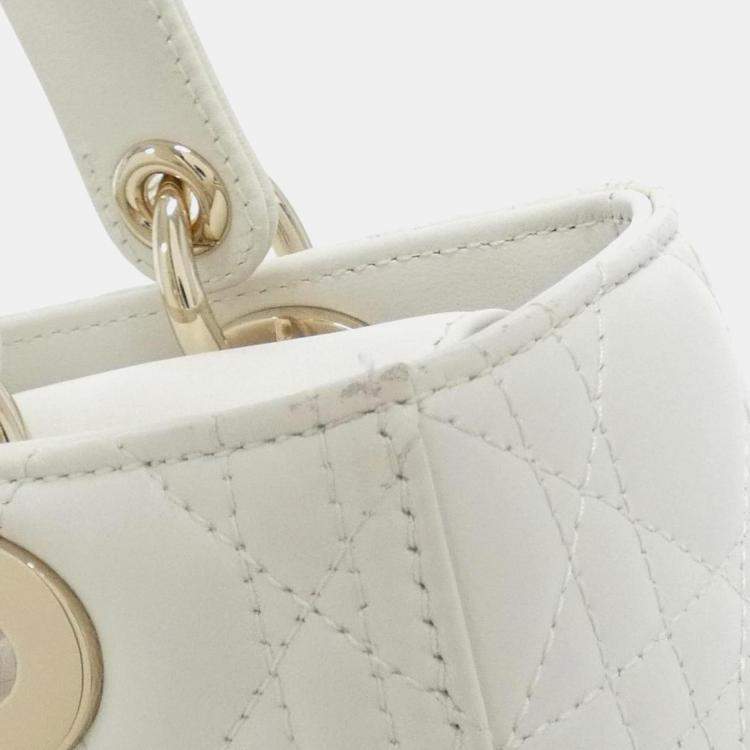 Pre Owned Christian Dior Lady Medium Handbag