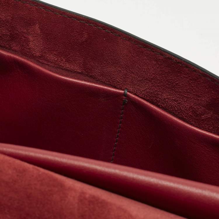 Pre Owned Dior J'Adior Flap Medium Red Leather Shoulder Bag