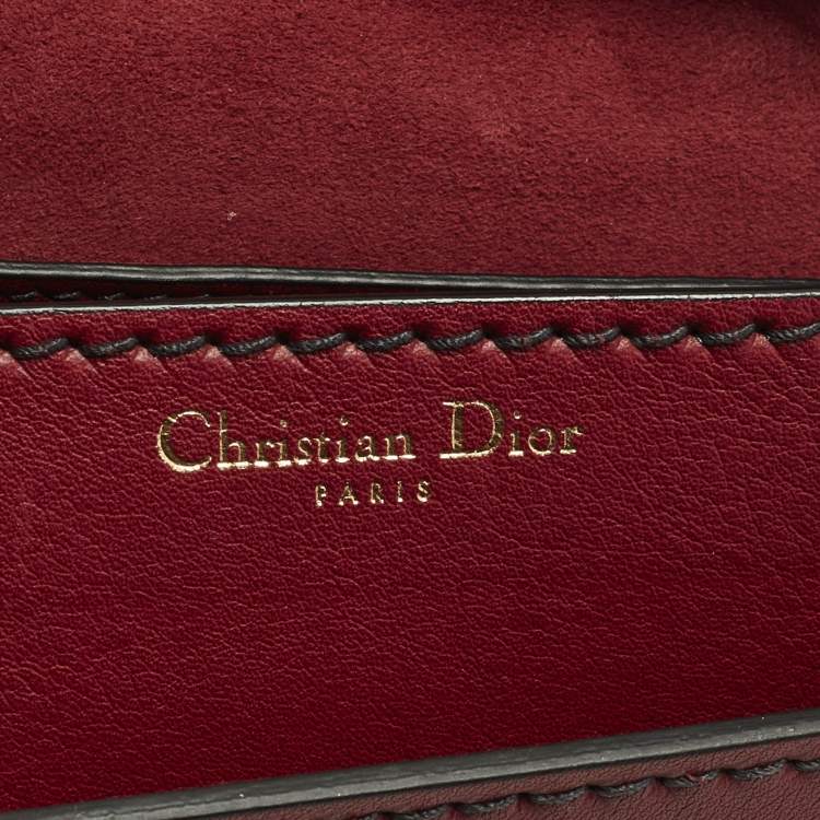 Pre Owned Dior J'Adior Flap Medium Red Leather Shoulder Bag