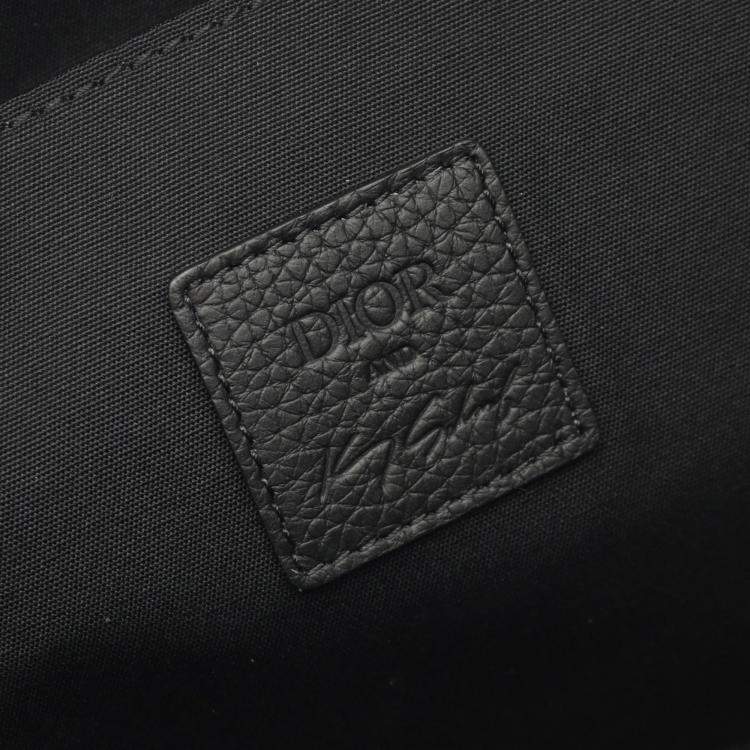 Pre Owned Dior Kenny Scharf Soft Saddle Multicolor Canvas Shoulder Bag