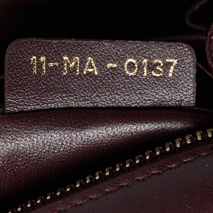 Pre Owned Dior Diorama Medium Metallic Pink Snakeskin Shoulder Bag