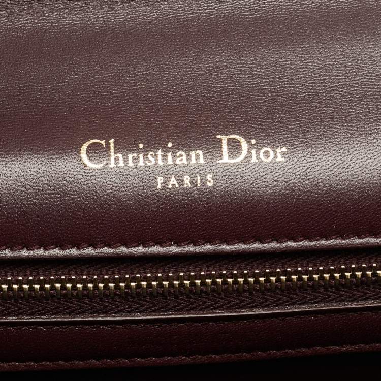 Pre Owned Dior Diorama Medium Metallic Pink Snakeskin Shoulder Bag