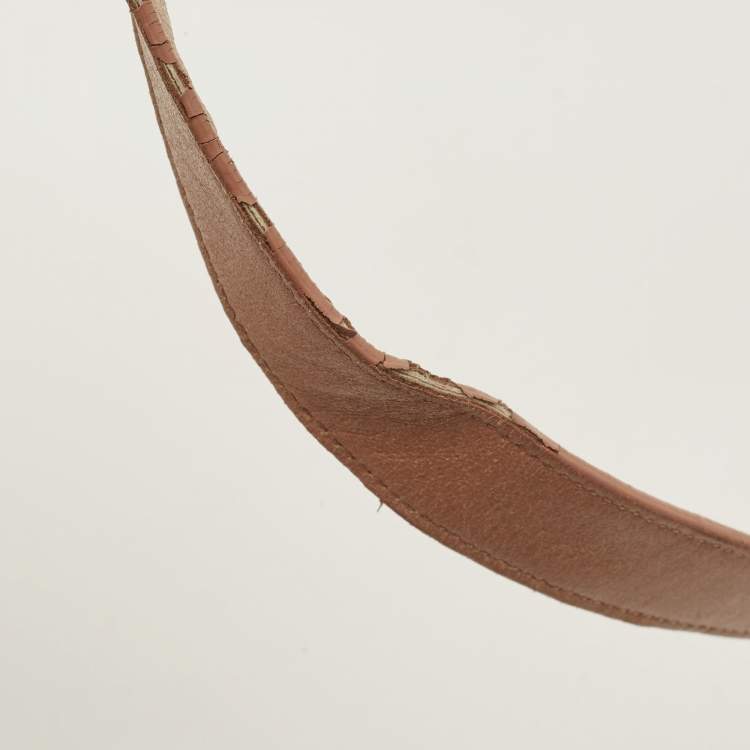 Pre Owned Dior 30 Montaigne Old Rose Leather Shoulder Bag