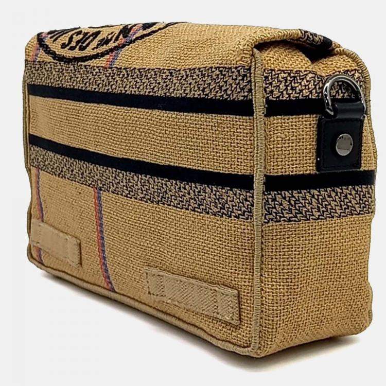 Pre Owned Dior Multicolor Fabric Camp Bag Small