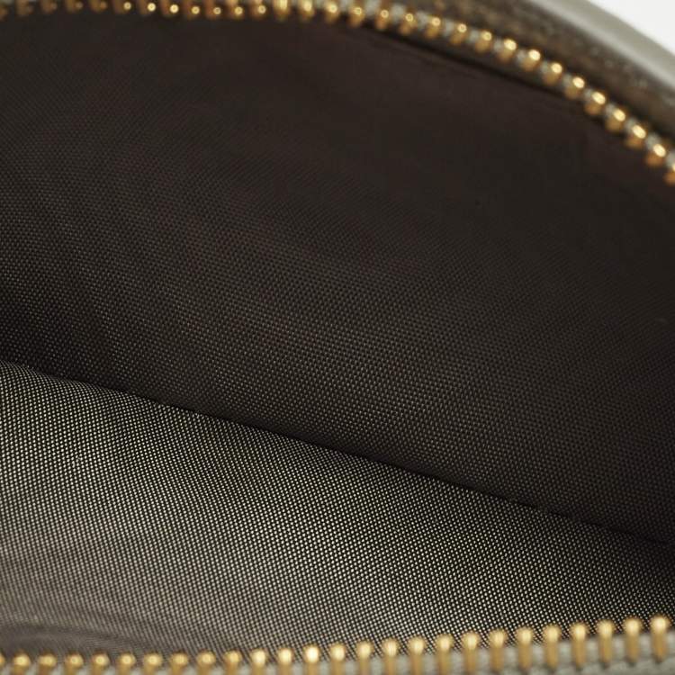 Pre Owned حقيبة حزام ديور سادل جلد رمادية