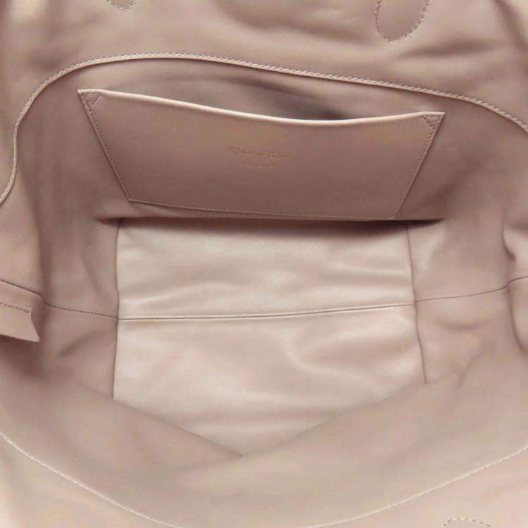 Pre Owned Dior Toujours Medium Calfskin Leather Top Handle Bag