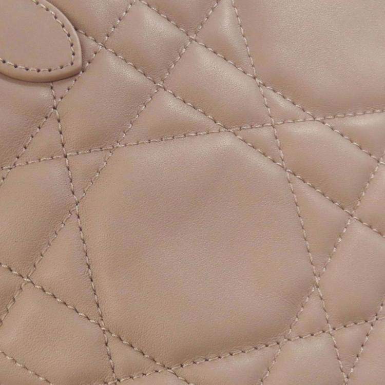 Pre Owned Dior Toujours Medium Calfskin Leather Top Handle Bag