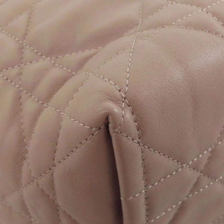Pre Owned Dior Toujours Medium Calfskin Leather Top Handle Bag