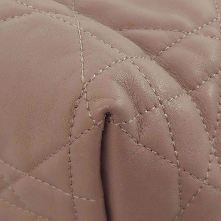 Pre Owned Dior Toujours Medium Calfskin Leather Top Handle Bag