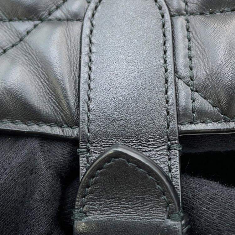 Pre Owned Christian Dior Tote Bag  Macrocannage Toujours  Large  Black