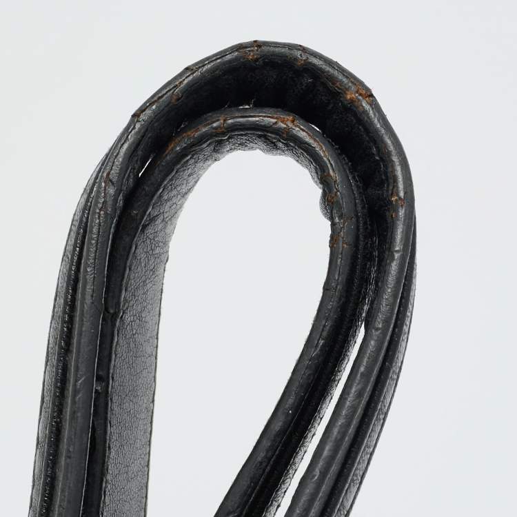 Pre Owned Dior Soft Lady Dior Small Black Cannage Leather Tote