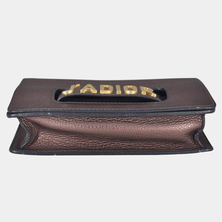 Pre Owned Dior Brown Medium J'Adior Chain Flap