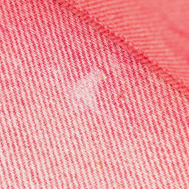 Pre Owned Dior Pink Medium Denim Macrocannage Caro Bag