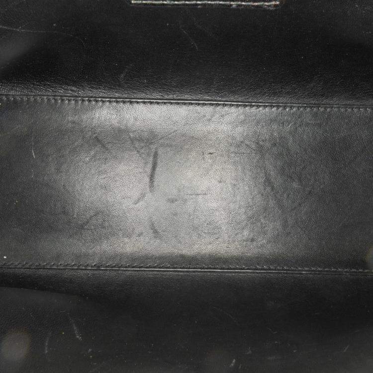 Pre Owned Dior Black Medium Calfskin Pockets Lady Dior