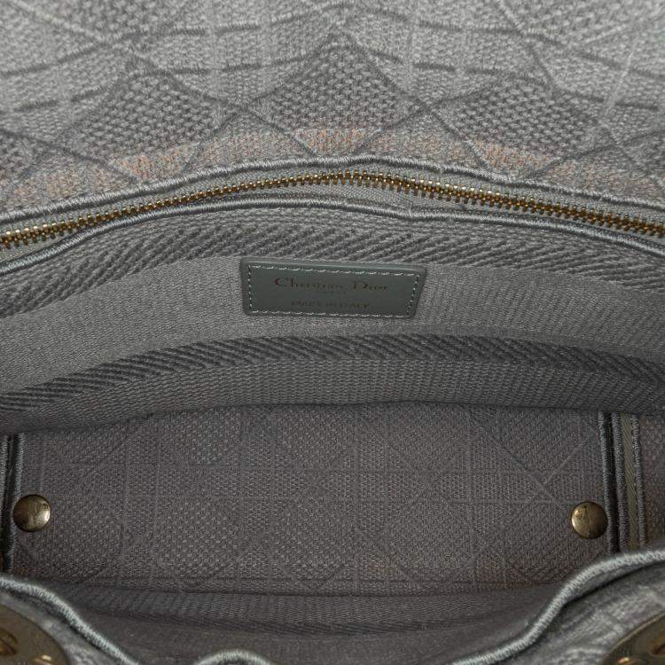 Pre Owned Dior Medium Canvas Cannage Lady D Lite