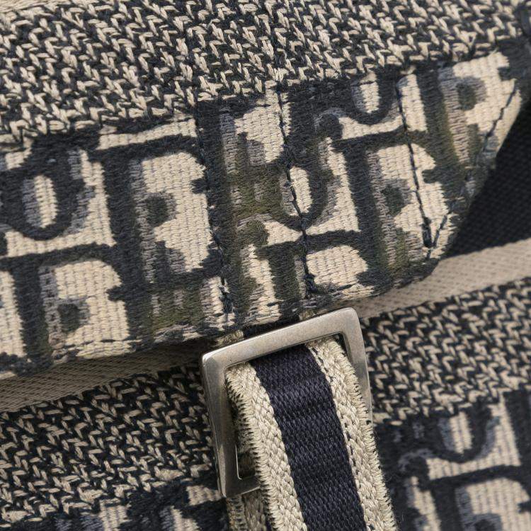 Pre Owned Dior Blue Oblique Diorcamp