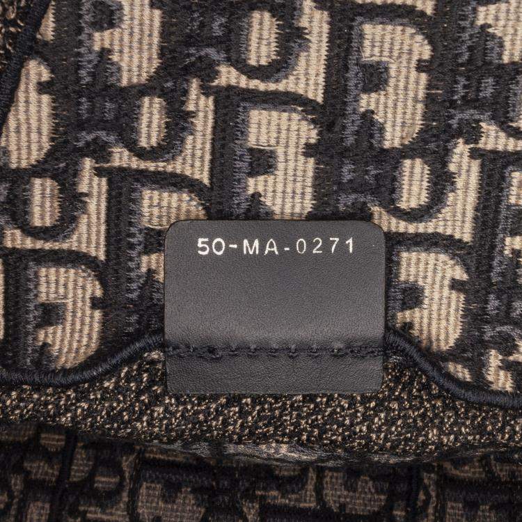 Pre Owned Dior Blue Oblique Diorcamp