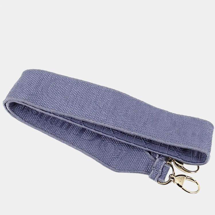 Pre Owned Dior Purple Medium Canvas Cannage Lady D Lite