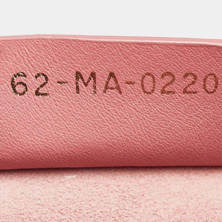 Pre Owned Dior Pink Medium Embossed Book Tote