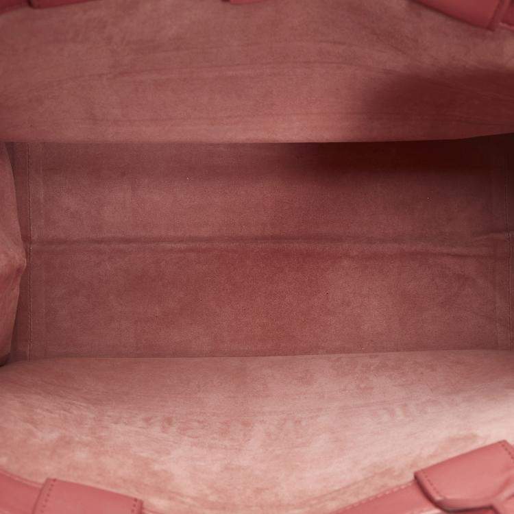 Pre Owned Dior Pink Medium Embossed Book Tote