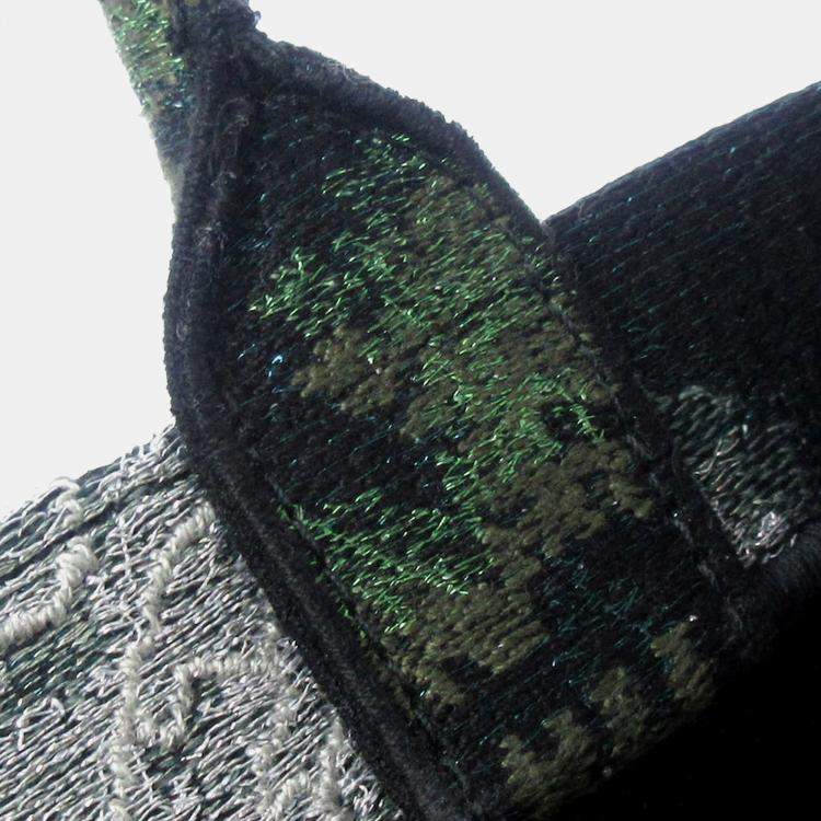 Pre Owned Dior Green Tie Dye Vertical Book Tote