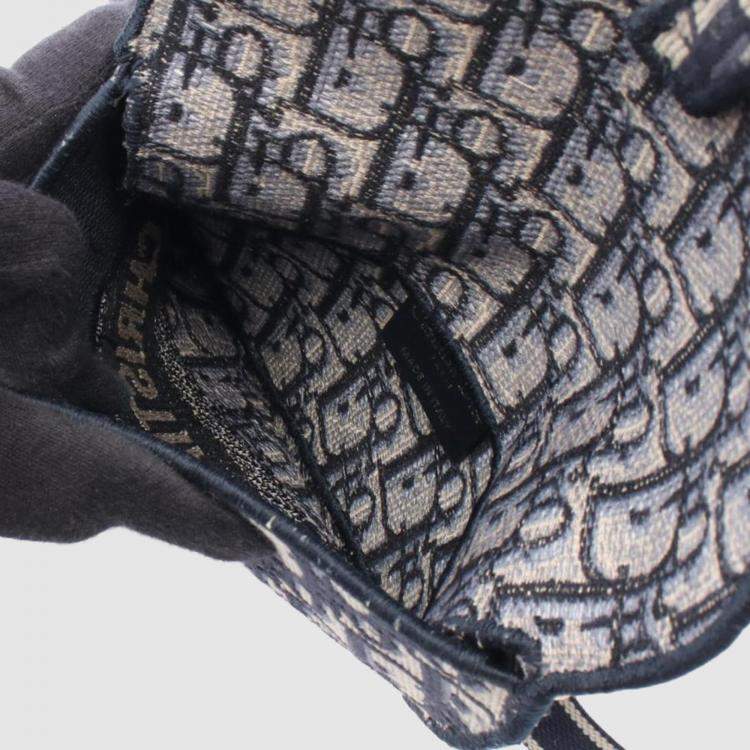 Pre Owned Dior Saddle Canvas, Leather Belt Bag