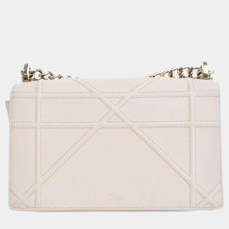 Pre Owned Dior Small Grained Calfskin Diorama Flap Bag