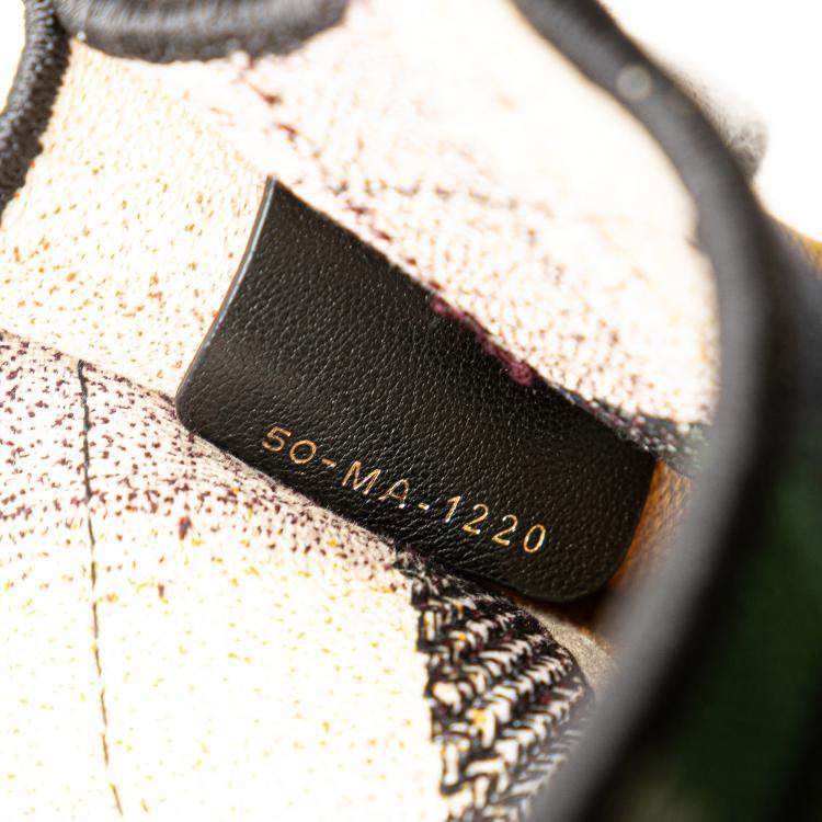 Pre Owned Dior Yellow Mini D Stripes Book Tote