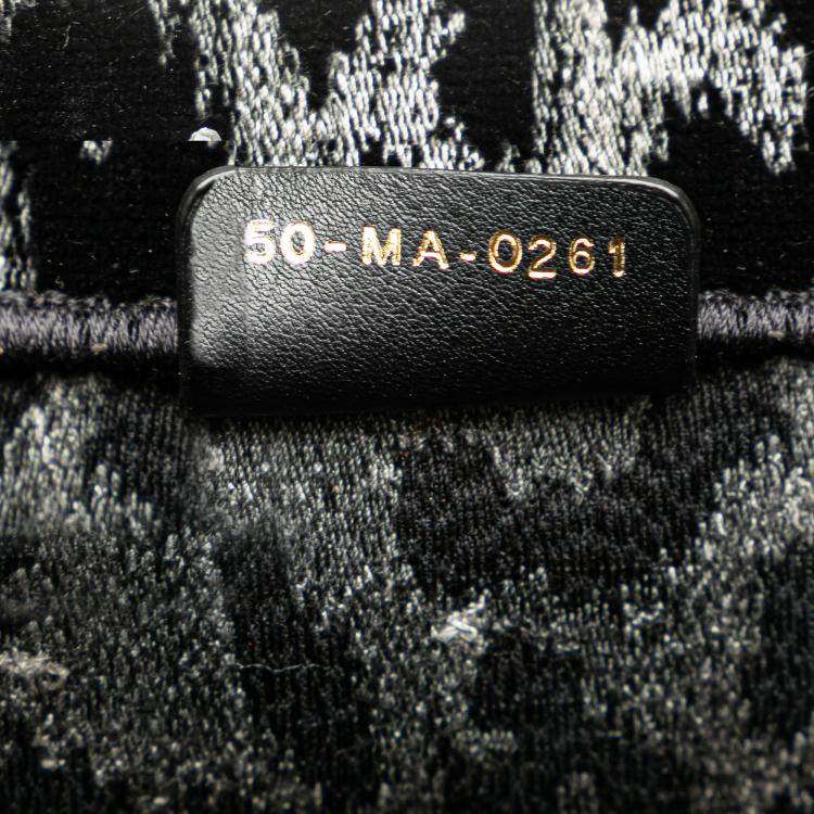 Pre Owned Mizza Medium Embroidered Canvas Leopard Book Tote