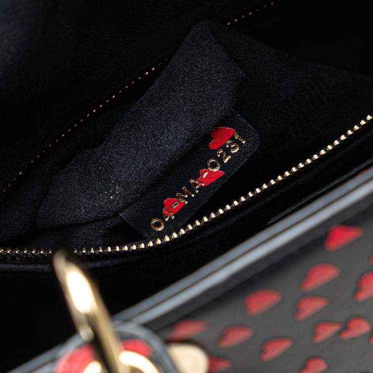 Pre Owned Dior Blue Medium Calfskin I Love Paris Lady Dior