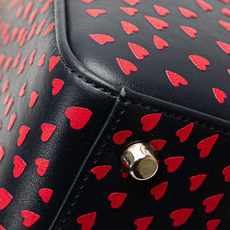 Pre Owned Dior Blue Medium Calfskin I Love Paris Lady Dior