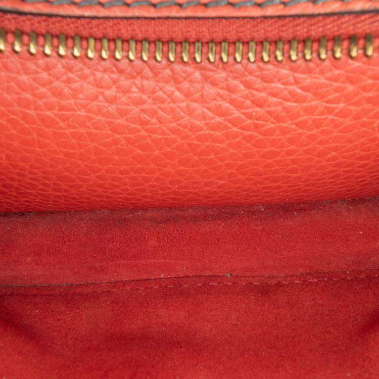 Pre Owned Dior Red Leather JAdior Camera Bag