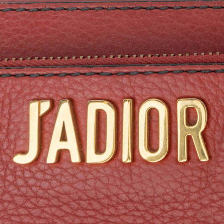 Pre Owned Dior Red Leather JAdior Camera Bag