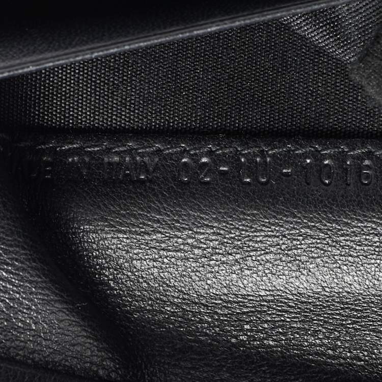 Pre Owned Dior Black Oblique Nylon French Wallet