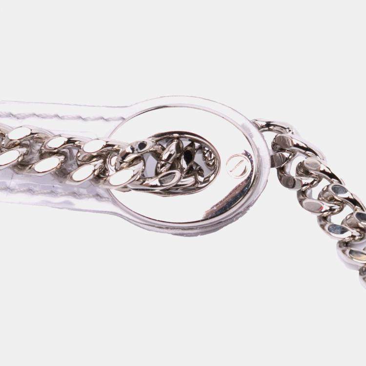 مملوكة مسبقًا Dior White Wang Guangle Medium PVC Technical Fabric Lady Dior