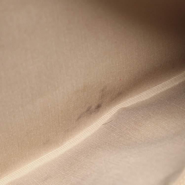 Pre Owned Dior Soft Lady Dior Large Beige Cannage Leather Shopping Tote