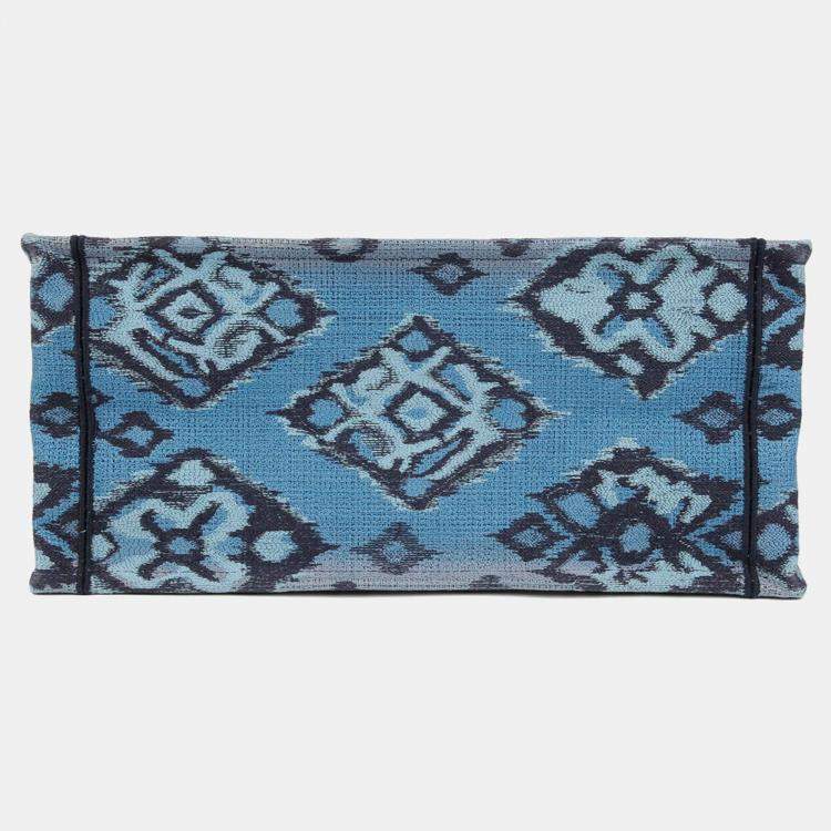 Pre Owned Dior Book Tote Medium Multicolor Canvas Tote Bag